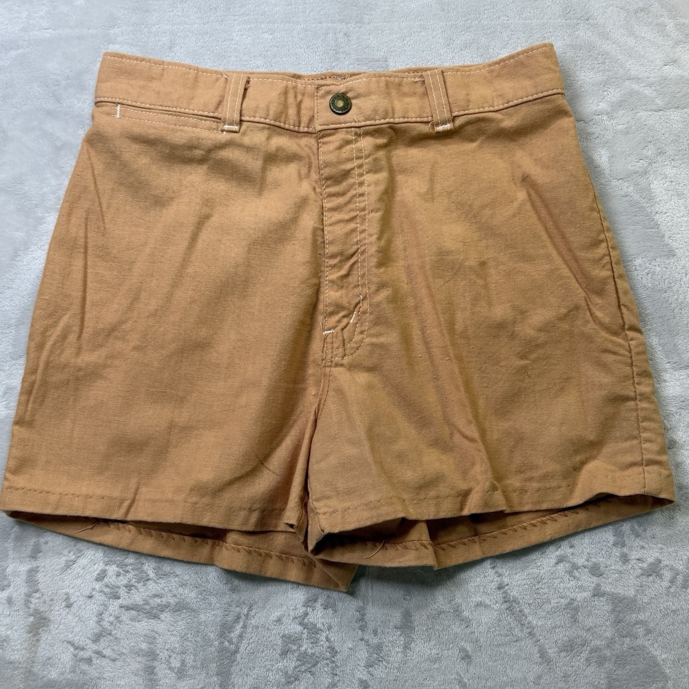Vintage 70s Soleil Shorts Retro Hot Pants Scovill‎ Zip Size 26
